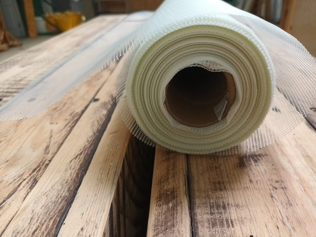 Fibre 2.5 x 2.5 mm Glass Plastering Mesh (1 m x 50 m rolls)